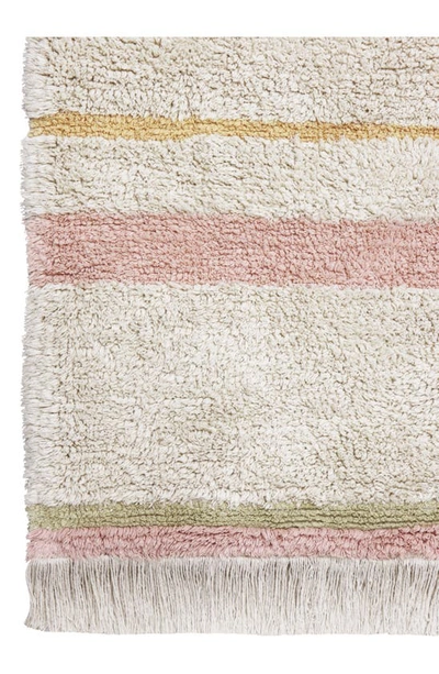 Shop Lorena Canals Kids' Washable Lanes Rug In Vintage Nude