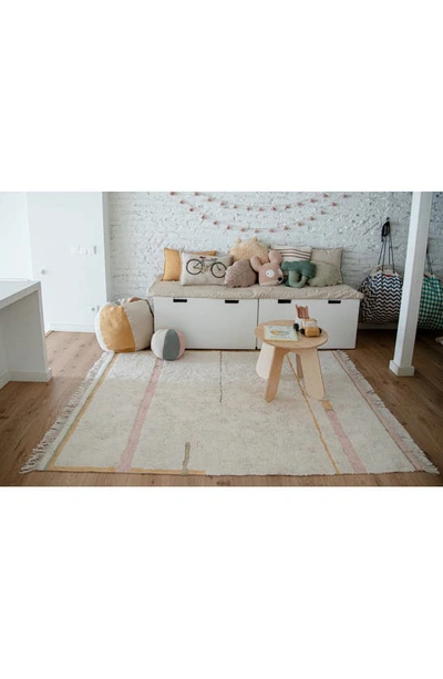 Shop Lorena Canals Kids' Washable Lanes Rug In Vintage Nude