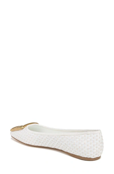 Shop Sarto By Franco Sarto Amaya 6 Square Toe Flat In White