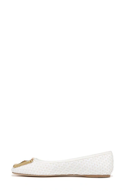 Shop Sarto By Franco Sarto Amaya 6 Square Toe Flat In White