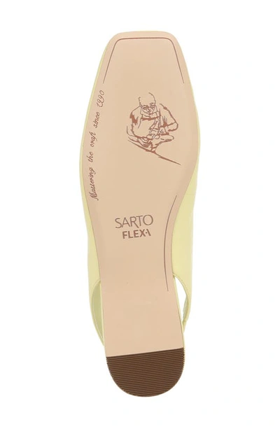Shop Sarto By Franco Sarto Flexa Antona Slingback Ballet Flat In Yellow