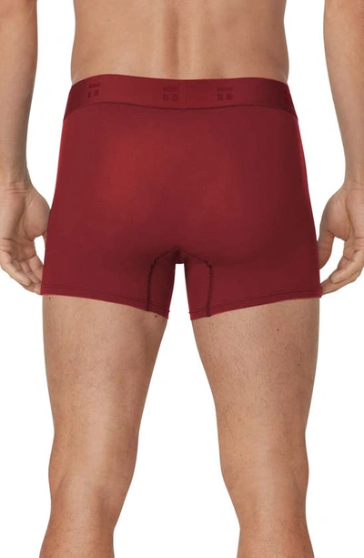 Shop Tommy John Air 4-inch Boxer Briefs In Cabernet