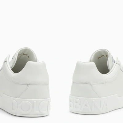 Shop Dolce & Gabbana Dolce&gabbana Portofino Low Trainer In White