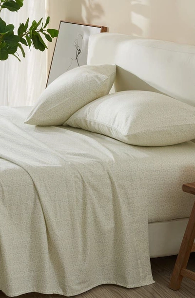 Patina Vie Maison Patine Vie Sheet Set In Geometric Grey