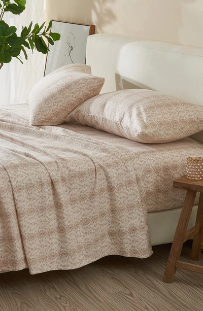 Shop Patina Vie Maison Patine Vie Sheet Set In Geometric Natural