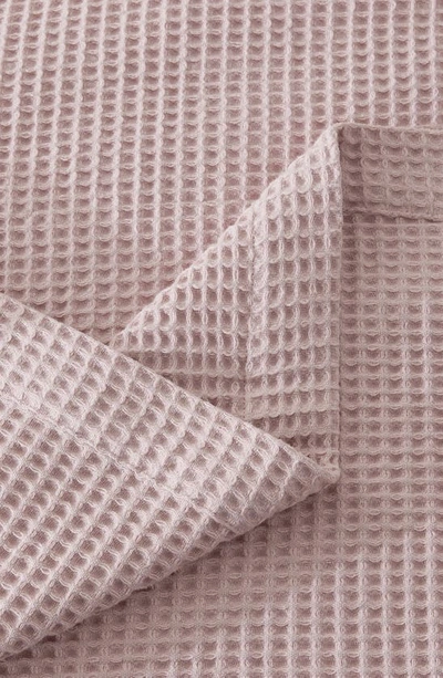 Shop Patina Vie Maison Cotton Waffle Weave Blanket In Lilac