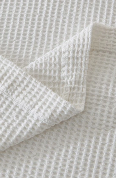 Shop Patina Vie Maison Cotton Waffle Weave Blanket In White