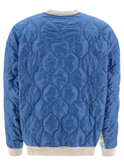 Shop Kapital "bandana Bivouac" Sweatshirt In Blue