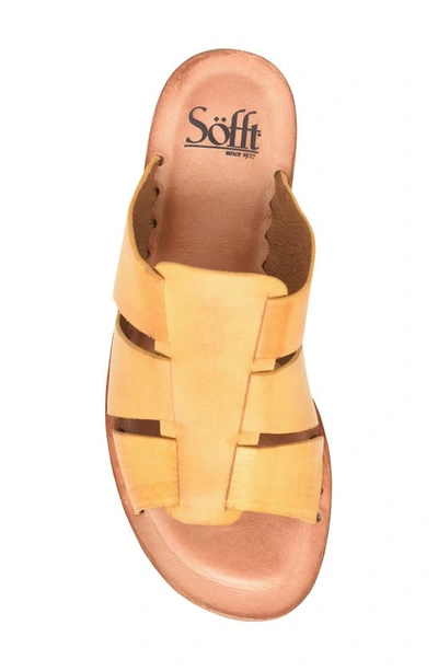 Shop Söfft Almeda Strappy Sandal In Yellow