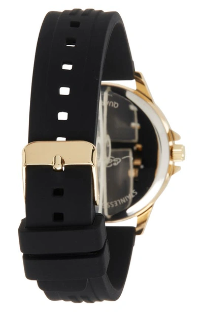 I Touch X Ed Hardy Silicone Strap Watch, 38mm In Matte Black