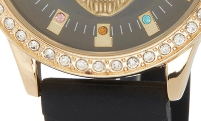 I Touch X Ed Hardy Silicone Strap Watch, 38mm In Matte Black