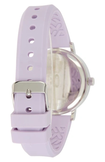 I Touch X Ed Hardy Silicone Strap Watch, 38mm In Matte Light Purple