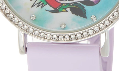 I Touch X Ed Hardy Silicone Strap Watch, 38mm In Matte Light Purple