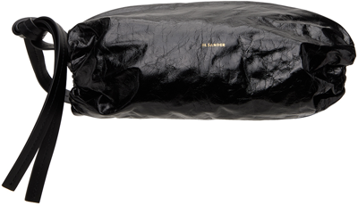 Shop Jil Sander Black Cushion Bag In 001 Black