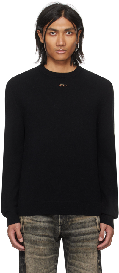 Shop Diesel Black K-vieri Sweater In 9xx