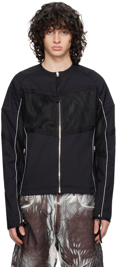 Kanghyuk Black Lock Stitch Jacket In Black