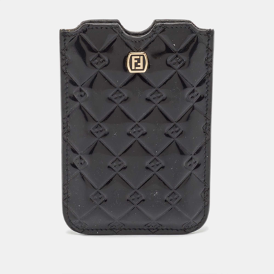 Pre-owned Fendi Licious Phone Cover In Black