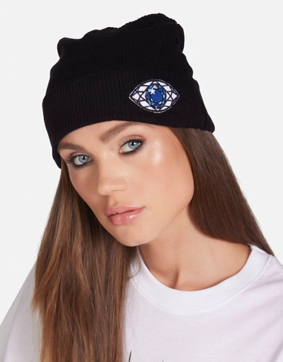 Shop Lauren Moshi Blixa Sapphire Eye In Black