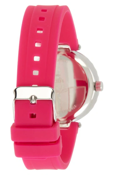 Shop I Touch X Ed Hardy Silicone Strap Watch, 36mm In Matte Pink