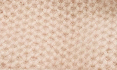 Portolano Honeycomb Cashmere Beanie In Rose Quartz