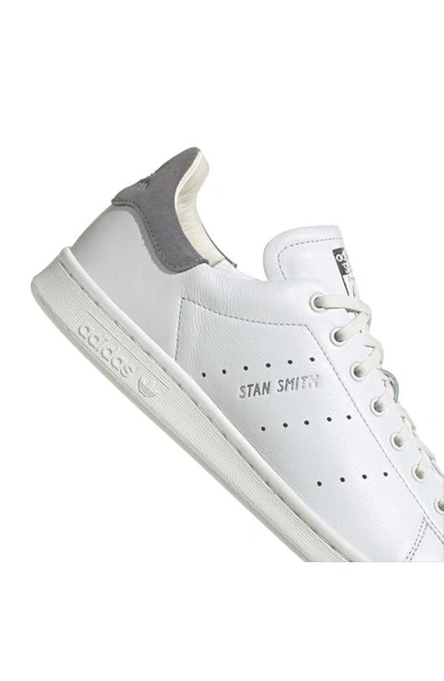 Shop Adidas Originals Stan Smith Lux Sneaker In Crystal White/ Grey/ Off White