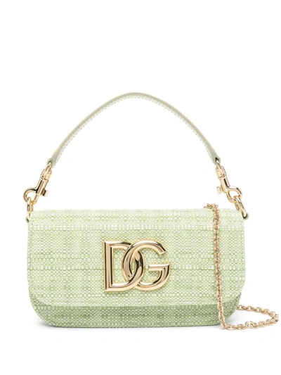 Shop Dolce & Gabbana Dg Logo Bag In Green