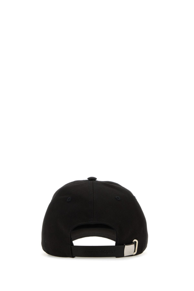Alexander Mcqueen Curved Visor Cotton Baseball Cap