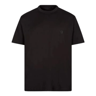 Shop Y-3 Relaxed Logo T-shirt In Black
