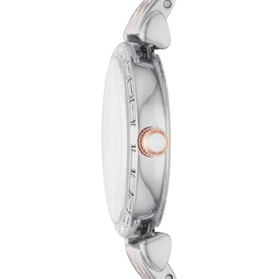 Shop Emporio Armani Elegant Silver Dial Stainless Steel Women's Women's Watch