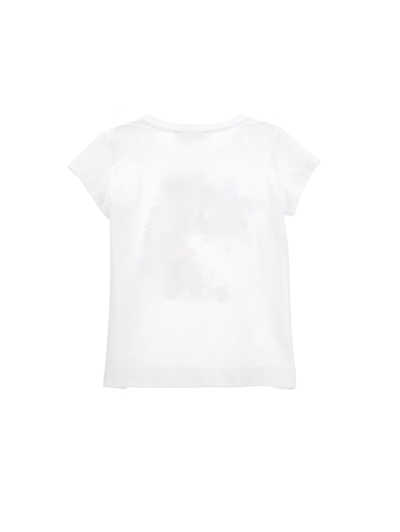 Monnalisa Minnie Organic Cotton T-shirt In White