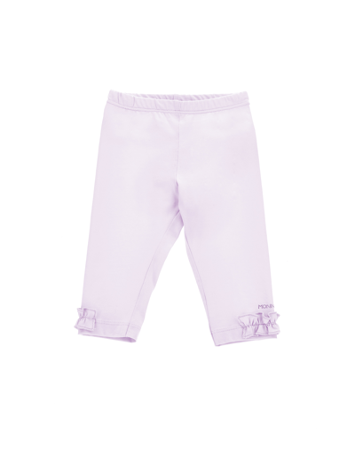 Monnalisa Leggings Aus Baumwolle Mit Rüschen In Wisteria