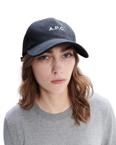 Shop Apc A.p.c. Hat In Dark Blue