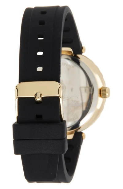 I Touch Ed Hardy Silicone Strap Watch, 36mm In Matte Black