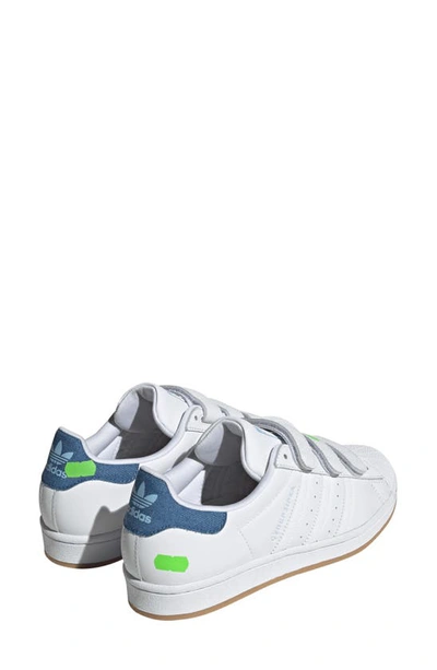 Adidas Originals X Kseniaschnaider Superstar Sneaker In Ftwr White