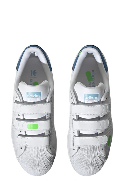 Adidas Originals X Kseniaschnaider Superstar Sneaker In Ftwr White