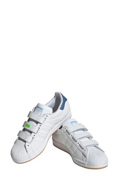 Adidas Originals X Kseniaschnaider Superstar Sneaker In Ftwr White