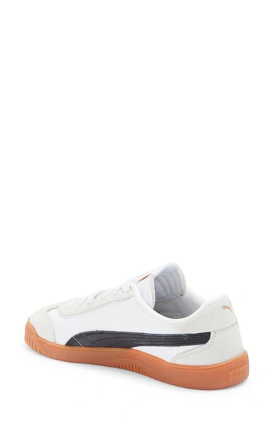 Puma Club 5v5 Sneaker In  White- Black-gray
