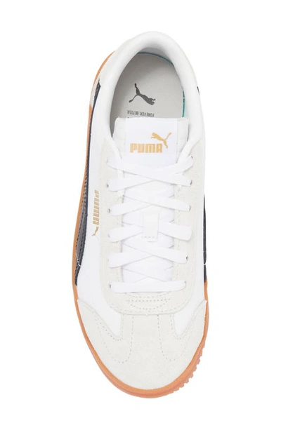 Shop Puma Club 5v5 Sneaker In  White- Black-gray