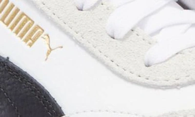 Puma Club 5v5 Sneaker In  White- Black-gray