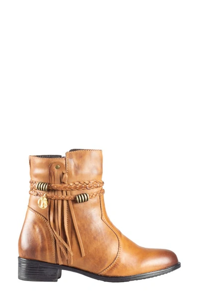 Shop Sandro Moscoloni Brandy Western Block Heel Bootie In Tan