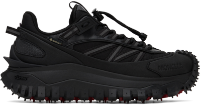 Shop Moncler Black Trailgrip Gtx Sneakers In Black 999