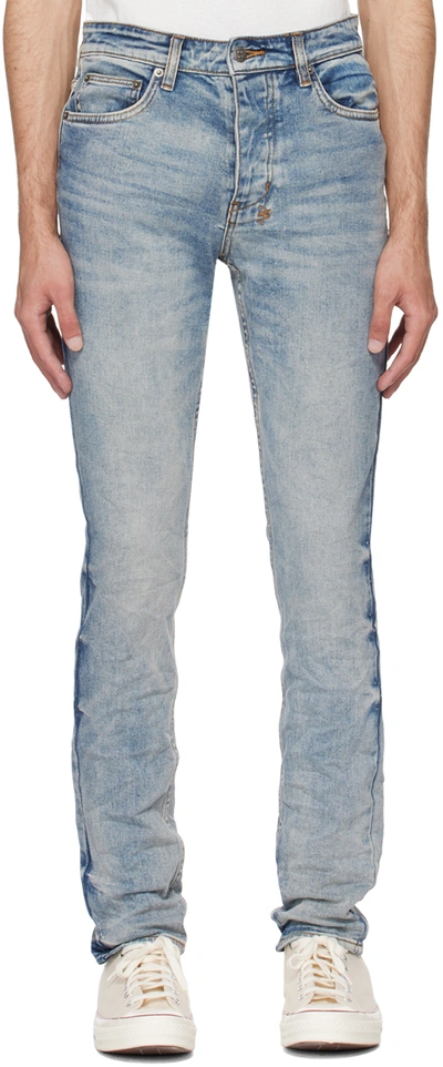 Ksubi Blue Chitch Thrashed Jeans In Denim