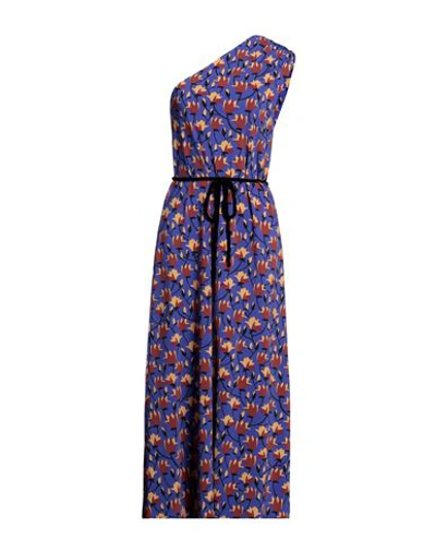 Siyu Woman Maxi Dress Purple Size 10 Polyamide, Elastane In Purple