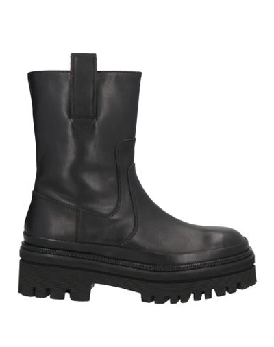 Shop Pons Quintana Woman Ankle Boots Black Size 8 Leather