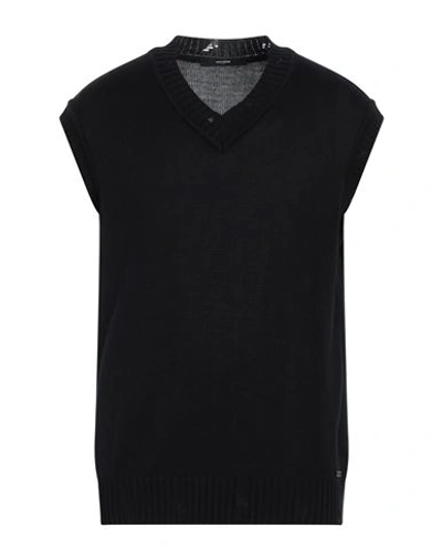 Shop Takeshy Kurosawa Man Sweater Black Size L Cotton, Acrylic