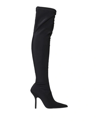 Shop Ncub Woman Boot Black Size 7 Textile Fibers