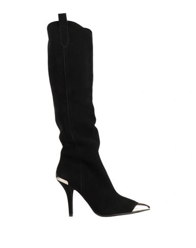 Shop Jeffrey Campbell Woman Boot Black Size 7 Leather