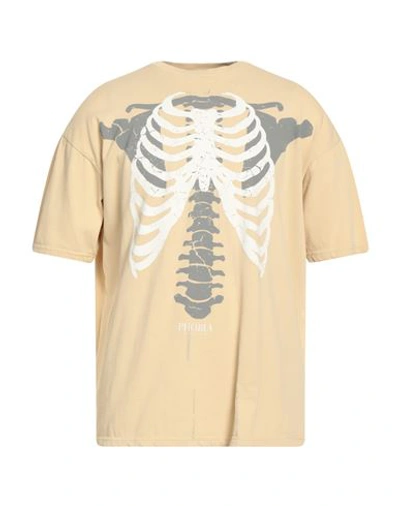 Shop Phobia Archive Man T-shirt Beige Size L Cotton