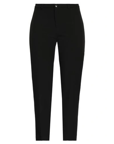 Shop Sandro Ferrone Woman Pants Black Size 12 Polyester, Elastane