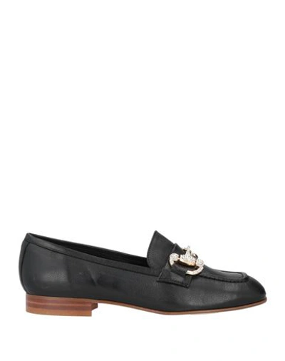 Shop Marian Woman Loafers Black Size 8 Leather